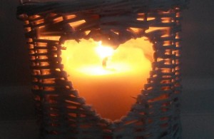 candle heart